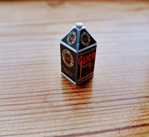 Glico vintage oil can - , to