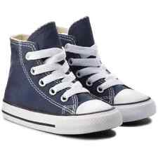 Converse Baby High Top Trainers UK 3 EU 19 Blue Canvas 7J233C RRP £37