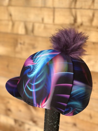 Horse riding hat silk fur - silk,