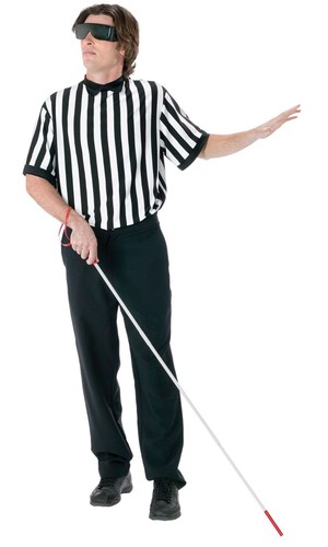 Blind referee adult - blind, costume