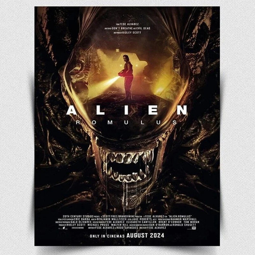 Alien romulus metal sign - romulus,