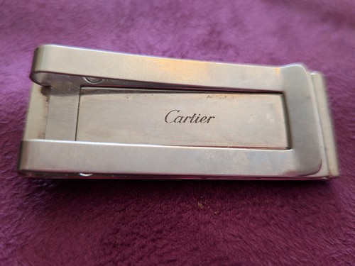 Used cartier money clip santos - used,