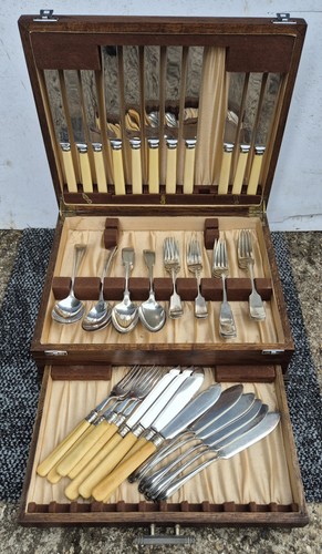 Vintage piece cutlery set - vintage, 47