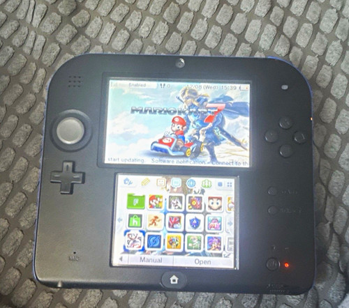 Nintendo 2ds black handheld - 2ds,