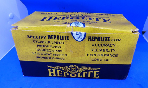 Pair hepolite pistons std - hepolite, nos