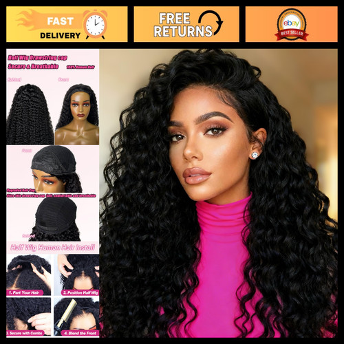 Deep wave half wig - wave,