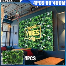 4PCS Artificial Plant Wall Mat