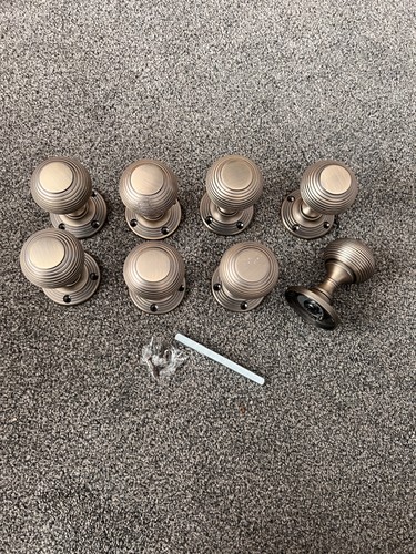 Pair matt antique - , brass