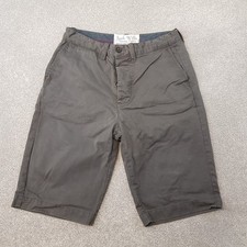 Jack Wills Mens Shorts Medium Grey Chino Pockets Outdoor Summer Casual W30