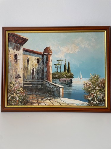 Rossini vintage canvas oil - canvas,