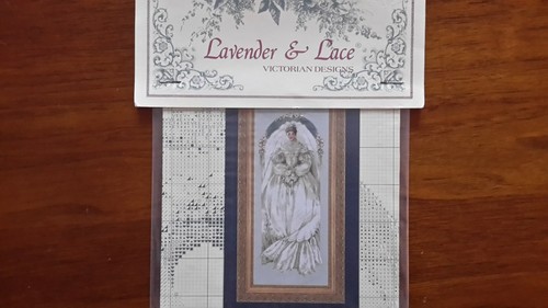 Lavender and lace cross - and,