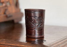 Dice Shaker, Leather with