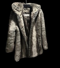 Gharani Strok Faux Fur hooded