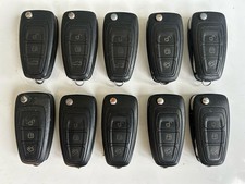10 x Ford 3 button flip keys Focus, Mondeo  (4D83 80 bit chips)