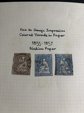 Switzerland stamps 1855 1857 - switzerland,