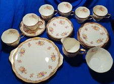 Vintage Royal Albert 21 Piece Bone China Tea Set Pattern 148 VGC