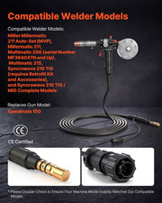 150A Spool Gun 20FT for Miller