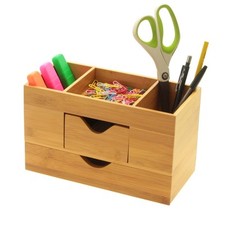 Bamboo Desk Organiser Tidy