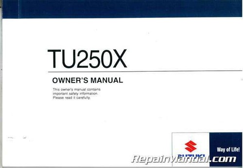 2011 suzuki tu250x - 2011,