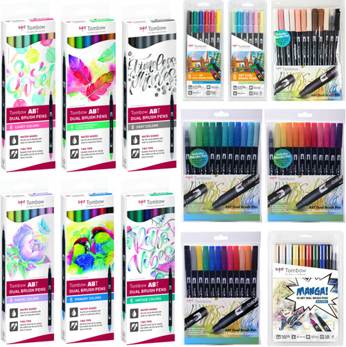 Tombow abt dual brush - pen, kits