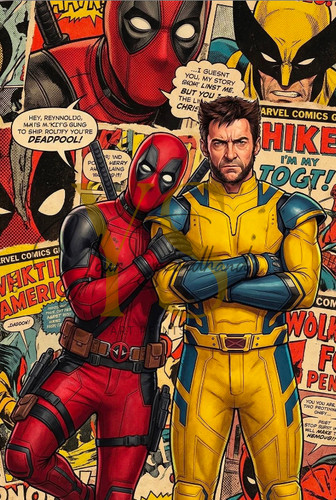 Marvel deadpool wolverine - deadpool, &
