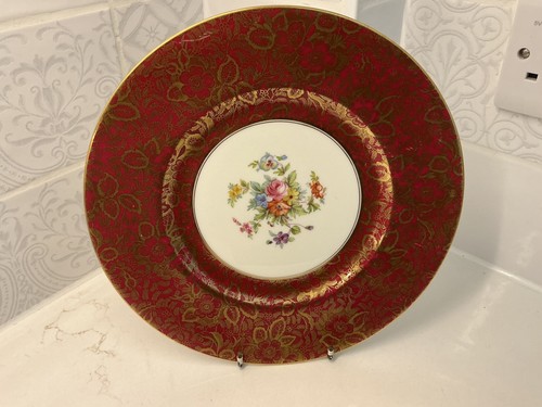Minton brocade red - red, and