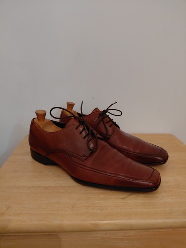 Loake tan brown shoes - uk, 8