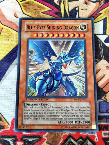 Blue eyes shining dragon - blue-eyes,