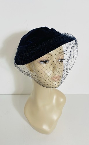 Vintage 1940s dark blue