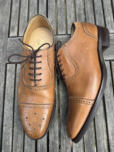Barker tan brogues size 9g - tan, brogues,