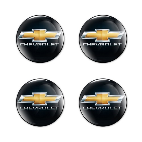 Chevrolet logo stickers 4pcs - chevrolet,