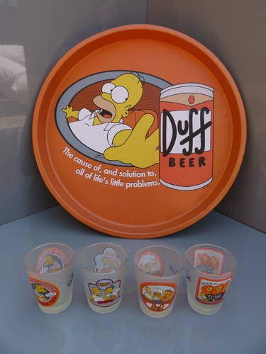 The simpsons metal serving