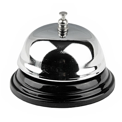 Stainless steel desktop bell - steel,