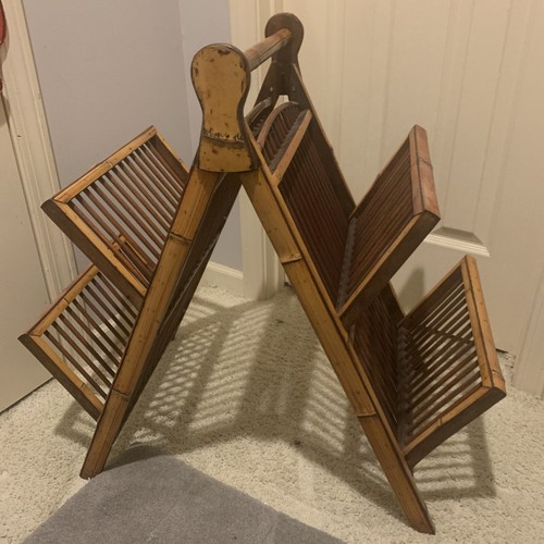 Bamboo rattan wood folding - rattan,