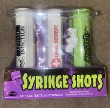 Vtg Fun World Halloween Syringe Shots