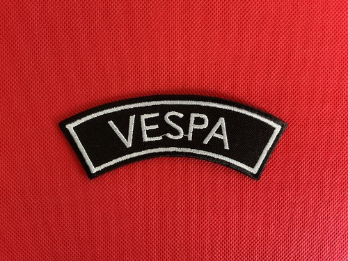 Vespa mod shoulder embroidered - vespa,