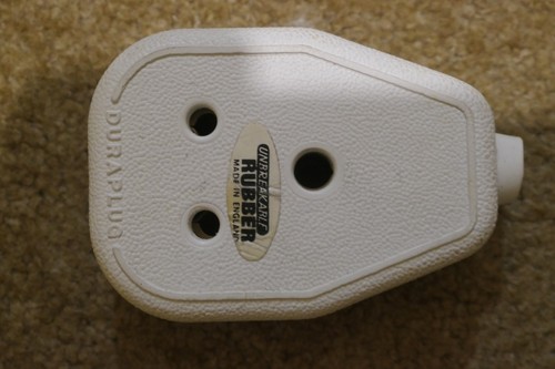 Vintage duraplug 15a white - vintage,
