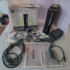 X Box 360 Elite. Black In Box With Extras.
