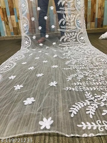 New soft net dupatta - new,