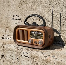 Vintage Bluetooth Radio with