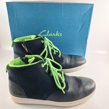 Clarks Holbay Hi Boots, Navy