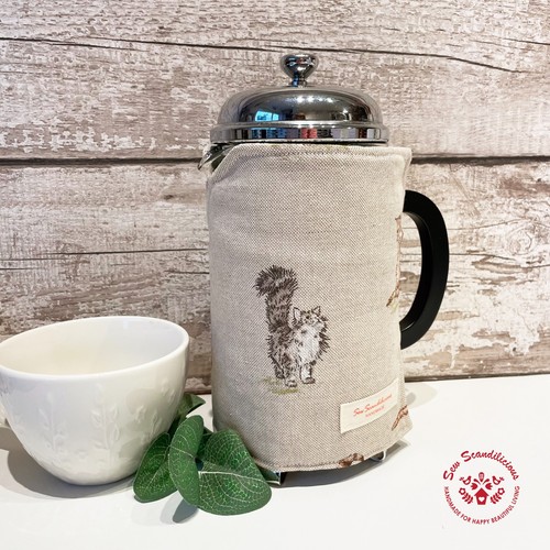 Handmade cafetiere cover - cafetiere,