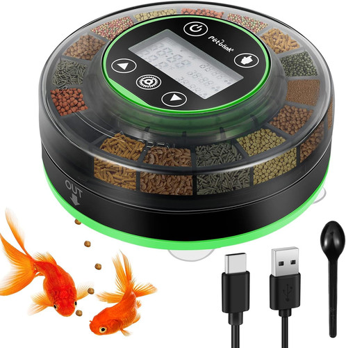 Automatic fish feeder for - fish,