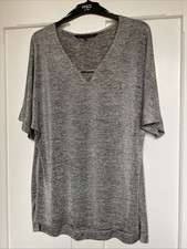 Ladies Short Sleeve V Neck