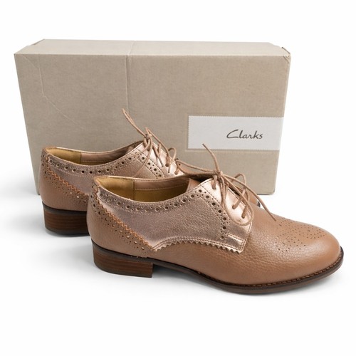 Clarks netley rose oxford - rose,