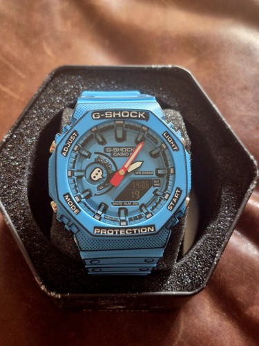 Casio shock ga2100 - g-shock, blue