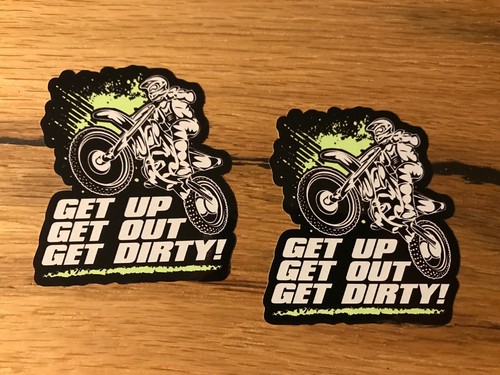 Motocross stickers dirt - 2x,