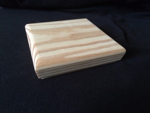 Solid pine newel - solid, cap,
