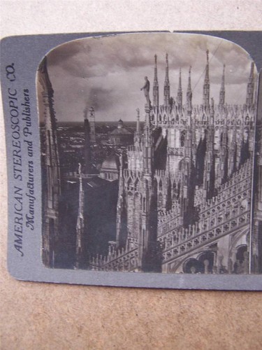 Stereo view stereoscopic - view, milan