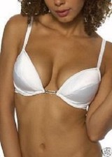 Low Cut Front Frontless Padded Push Up Bra  36B 36C 36D 38B 38C 38DD